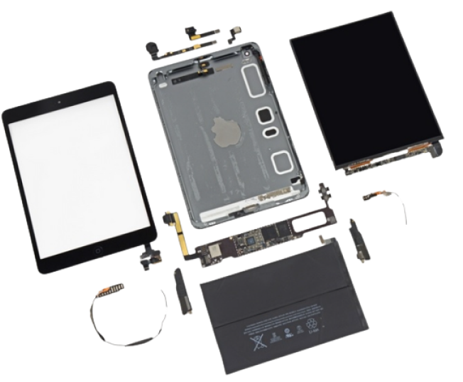 оригинальные запчасти Apple при ремонте iPad Air 2 (2014)