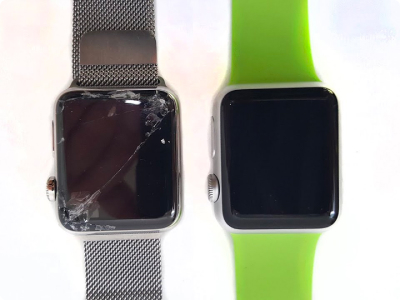 Причины поломки экрана Apple Watch