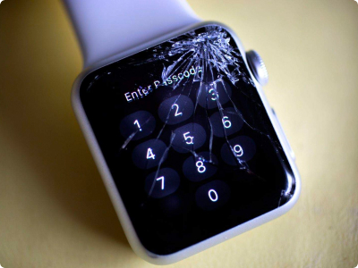 Когда нужен ремонт стекла на Apple Watch?